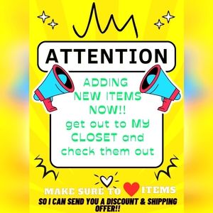 RIGHT NOW!! March 8th---I'll Be Adding A Bunch Of 🚨🚨 NEW ITEMS TO MY CLOSET